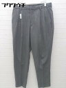 ◇ BEAUTY&YOUTH ビューティ&ユース UNITED ARROWS ツータック スラックス パンツ サイズM グレー メンズ 【中古】