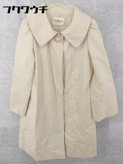 ◇ STRAWBERRY-FIELDS ストロベリーフィールズ 長袖 コート ベージュ レディース 【中古】