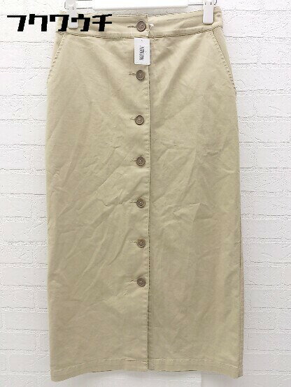 ◇ NATURAL BEAUTY BASIC ナチュラルビューティーベーシック ロング ナロー スカート サイズS ベージュ * 【中古】