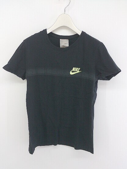 ◇ NIKE ナイキ プリント 半袖 Tシャツ カットソー サイズL ブラック レディース P 【中古】