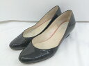 ◇ Odette e Odile UNITED ARROWS ラウンドトゥ ローヒール パンプス サイズ22 ブラック レディース P 【中古】