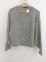 ◇ URBAN RESEARCH アーバンリサーチ 長袖 ニット セーター サイズF グレー レディース P 【中古】