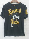◇ 新日本プロレス クルーネック プリント 半袖 Tシャツ カットソー サイズXS ブラック メンズ レディース P 【中古】