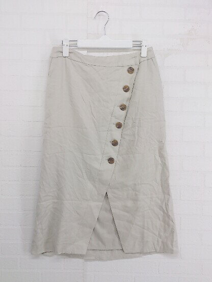 ◇ Sonny Label サニーレーベル URBAN RESEARCH リネン混 膝下丈 タイト スカート サイズ38 ベージュ レディース P 【中古】