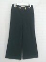◇ Lois CRAYON ロイスクレヨン ワイド パンツ サイズM ブラック レディース P 【中古】(4)