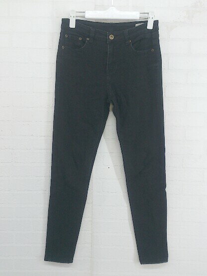 ◇ antiqua アンティカ ストレッチ パンツ サイズS ブラック レディース P 【中古】