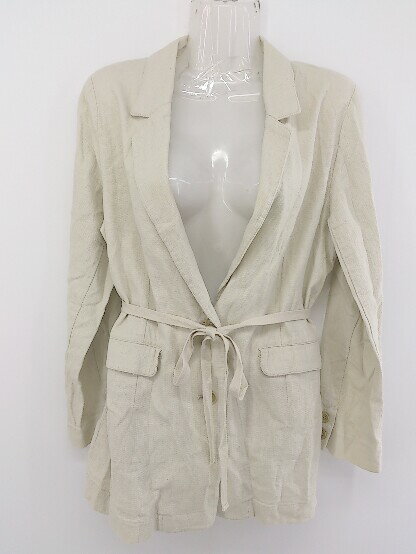 ◇ ◎ niko and … ニコアンド 長袖 ジャケット サイズM ライトベージュ系 レディース P 【中古】