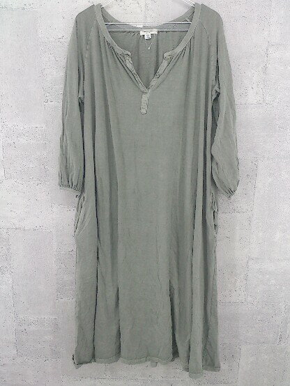 ◇ FREAK'S STORE フリークスストア 長袖 膝下丈 ワンピース サイズF カーキ レディース 【中古】