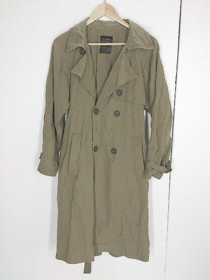 ◇ w closet ダブルクローゼット 長袖 トレンチ コート カーキ レディース 【中古】