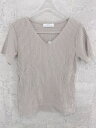 ◇ UNITED ARROWS green label relaxing 半袖 カットソー サイズ ベージュ レディース 【中古】(4)