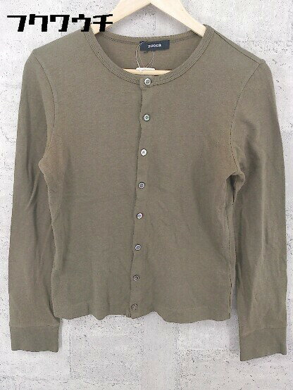 ◇ ZUCCa ズッカ 長袖 カーディガン ブラウン系 メンズ 【中古】