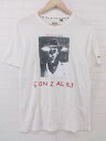 ◇ MARK GONZALES マークゴンザレス 半袖 Tシャツ カットソー サイズM ホワイト メンズ P 【中古】