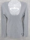 ◇ barak バラク 長袖 Tシャツ カットソー サイズ99 グレー レディース 【中古】