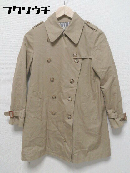 ◇ MIRROR OF Shinzone ミラーオブシンゾーン 長袖 トレンチ コート サイズ36 ベージュ レディース 【中..