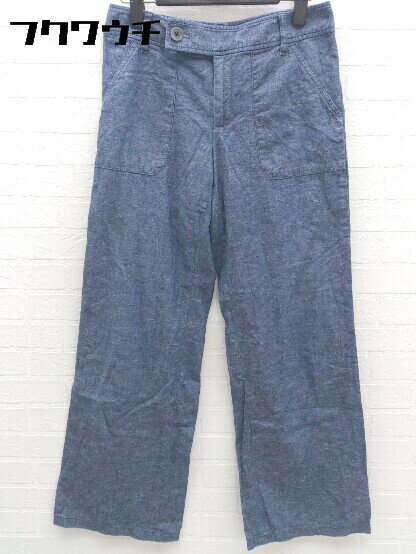 ◇ green label relaxing グリーンレーベル UNITED ARROWS コットン パンツ サイズ38 ネイビー レディース 【中古】