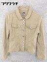 ◇ CIMARRON シマロン 長袖 ジャケット サイズS ベージュ系 レディース 【中古】(4)