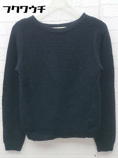 ◇ BEAUTY&YOUTH UNITED ARROWS 長袖 セーター ニット ネイビー レディース 【中古】 ◇ BEAUTY&YOUTH UNITED ARROWS 長袖 セーター ニット ネイビー レディース 【中古】