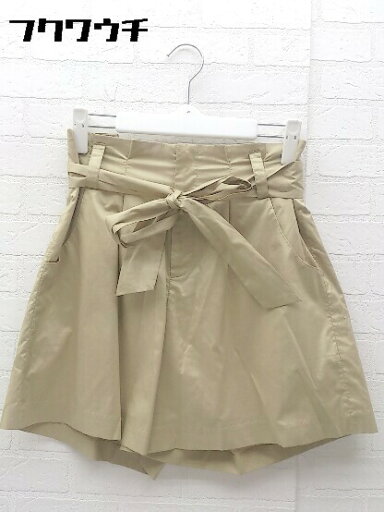 ◇ ◎ DOLLY SEAN ドリーシーン ウエストリボン付 ショート キュロット パンツ サイズ0 ベージュ系 レディース 【中古】 ◇ ◎ DOLLY SEAN ドリーシーン ウエストリボン付 ショート キュロット パンツ サイズ0 ベージュ系 レディース 【中古】