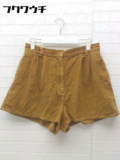 ◇ izod アイゾッド コーデュロイ ショート パンツ サイズ12 ブラウン レディース 【中古】
