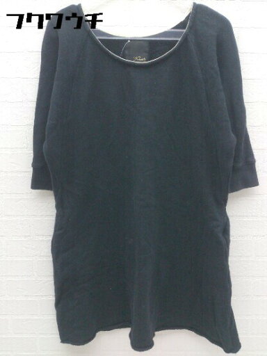 ◇ URBAN RESEARCH ROSSO アーバンリサーチ ロッソ 七分袖 チュニック トレーナー FREE ブラック レディース 【中古】 ◇ URBAN RESEARCH ROSSO アーバンリサーチ ロッソ 七分袖 チュニック トレーナー FREE ブラック レディース 【中古】