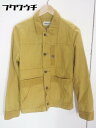 ◇ TOPMAN トップマン 切替 長袖 ジャケット サイズUK US/XS EUR 86-91CM イエロー系 メンズ 【中古】