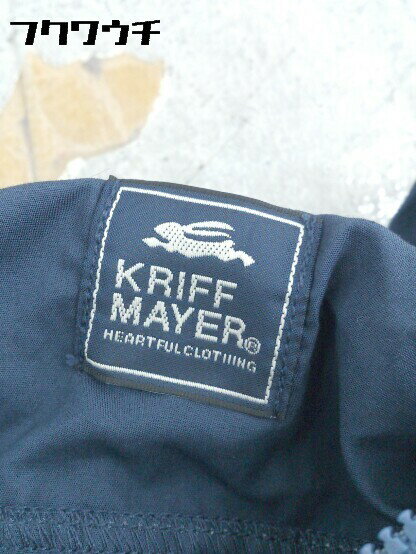 ◇ KRIFF MAYER クリフメイヤー 長袖 ジップアップ ジャケット サイズM ネイビー レディース 【中古】