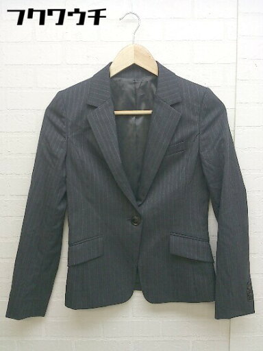 ◇ green label relaxing UNITED ARROWS 1B シングル 長袖 テーラード ジャケット サイズ34 グレー系 レディース 【中古】 ◇ green label relaxing UNITED ARROWS 1B シングル 長袖 テーラード ジャケット サイズ34 グレー系 レディース 【中古】