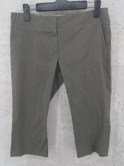 ◇ theory luxe セオリーリュクス 七分丈 クロップド パンツ サイズ11 ブラウン レディース 【中古】