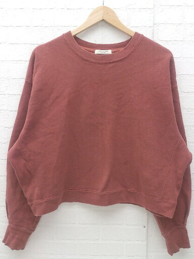 ◇ FREAK'S STORE フリークスストア 長袖 トレーナー サイズF テラコッタ レディース 【中古】 ◇ FREAK'S STORE フリークスストア 長袖 トレーナー サイズF テラコッタ レディース 【中古】