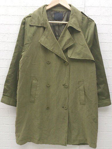 ◇ KBF ケービーエフ URBAN RESEARCH 長袖 コート サイズF カーキ レディース 【中古】 ◇ KBF ケービーエフ URBAN RESEARCH 長袖 コート サイズF カーキ レディース 【中古】