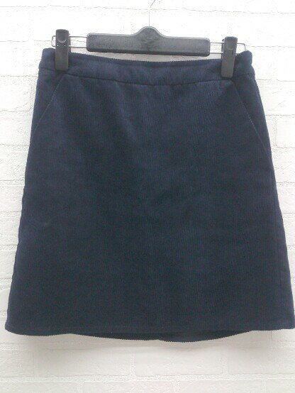 ◇ URBAN RESEARCH アーバンリサーチ コーデュロイ ミニ タイト スカート サイズFREE ネイビー レディース 【中古】(4)