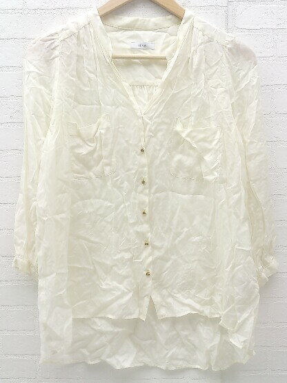 ◇ IENA イエナ 八分袖 シャツ ベージュ レディース 【中古】