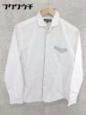 ◇ semantic design セマンティックデザイン 長袖 シャツ サイズM ホワイト メンズ 【中古】