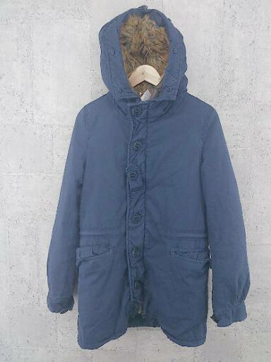 ■ ◎ MOUSSY マウジー ジップアップ 中綿 ライナー付 コート サイズ2 ネイビー レディース 【中古】 ■ ◎ MOUSSY マウジー ジップアップ 中綿 ライナー付 コート サイズ2 ネイビー レディース 【中古】