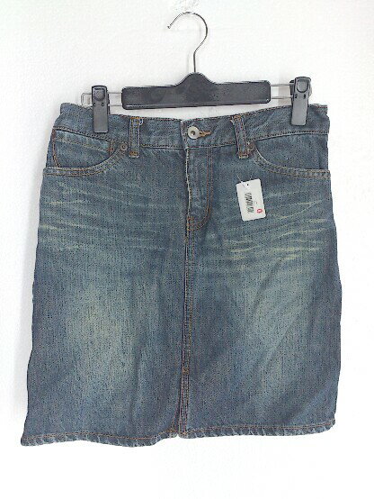 ◇ Ray BEAMS レイ ビームス ミニ タイト デニム スカート インディゴ レディース 【中古】