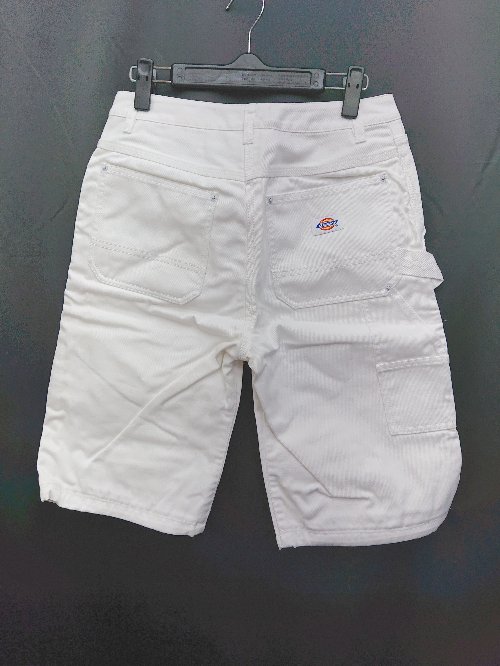 ◇ Dickies ディッキーズ ワンポイントロゴ シンプル ショートパンツ サイズ1 ホワイト メンズ P 【中古】