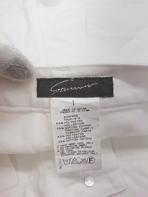 ◇ Dickies ディッキーズ ワンポイントロゴ シンプル ショートパンツ サイズ1 ホワイト メンズ P 【中古】