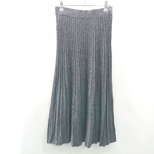 ◇ CORNERS コーナーズ シンプル カジュアル アコースティック 膝上 フレア スカート サイズM ダークグレー レディース E 【中古】