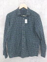 ◇ SHIPS シップス チェック 長袖 シャツ M ブラック マルチ # 【中古】(4)