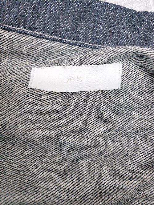 ◇ WYM LIDNM ウィム バイ リドム デニム コットン100% 長袖 ジージャン サイズM ネイビー系 メンズ P 【中古】