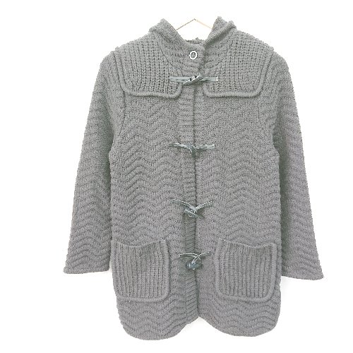 ◇ URBANRESEARCH アーバンリサーチ フード 生地厚手 長袖 ニット サイズONE チャコールグレー レディース E 【中古】