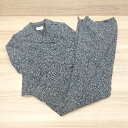 ◇ Otto オット ダブルボタン、フロントファスナー、肩パットあり セットアップ サイズ7 ブラック レディース E 【中古】(4)