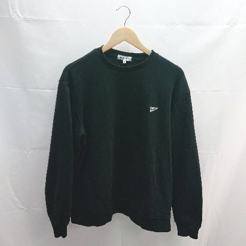 ◇ THE SHOP TK クルーネック 裏毛 ワッペン シンプル 長袖 スウェット トレーナー サイズL ブラック メンズ E 【中古】 ◇ THE SHOP TK クルーネック 裏毛 ワッペン シンプル 長袖 スウェット トレーナー サイズL ブラック メンズ E 【中古】