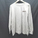 ◇ OLIVE des OLIVE キャラクタープリント 長袖 ロングTシャツ サイズF グレー レディース E 【中古】