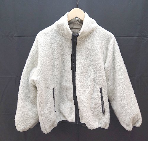 ◇ Chou Chou ANGELINA リバーシブル キルティング ボア 長袖 ブルゾン 表記なし ホワイト/カーキ レディース E 【中古】