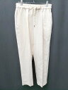◇ ITEMS URBAN RESEARCH アーバンリサーチ イージーパンツ サイズ38 アイボリー レディース P 【中古】(4)