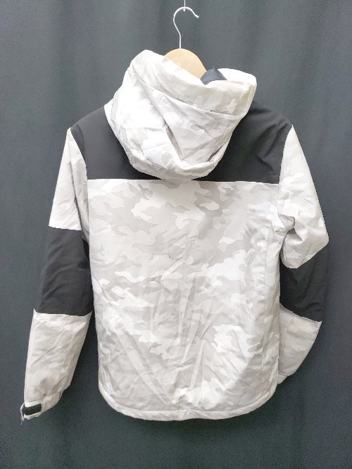◇ OUTDOOR PRODUCTS アウトドアプロダクツ カモフラージュ柄　中綿 長袖 ジャケット サイズS グレー　ホワイト メンズ P 【中古】