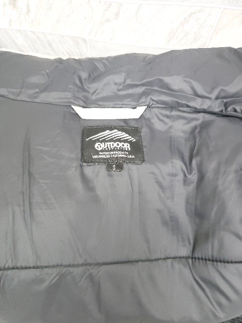 ◇ OUTDOOR PRODUCTS アウトドアプロダクツ カモフラージュ柄　中綿 長袖 ジャケット サイズS グレー　ホワイト メンズ P 【中古】