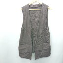 ◇ LEPSIM レプシィム ロングベスト サイズF ブラック レディース E 【中古】
