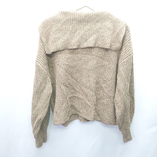 ◇ AZUL BY MOUSSY アズールバイマウジー 長袖 ニット サイズM ブラウン系 レディース E 【中古】